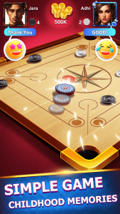 اسکرین شات 2 بازی Carrom - A Disc Board Game