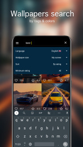 اسکرین شات 3 برنامه Car wallpapers 4K