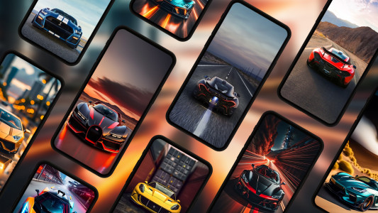 اسکرین شات 1 برنامه Car wallpapers 4K