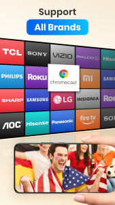 اسکرین شات 2 برنامه Cast to TV, Chromecast & Roku