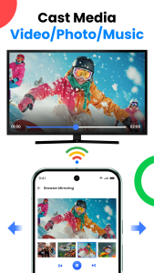 اسکرین شات 3 برنامه Cast to Chromecast, Roku, & TV