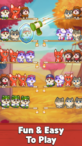 اسکرین شات 4 بازی Cat Sort Puzzle: Cute Pet Game