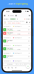 اسکرین شات 3 برنامه Time Tracker - Timesheet