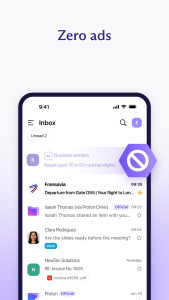 اسکرین شات 4 برنامه Proton Mail: Encrypted Email