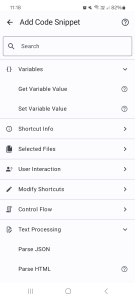 اسکرین شات 7 برنامه HTTP Request Shortcuts