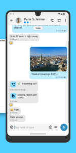 اسکرین شات 5 برنامه Threema Work. For Companies