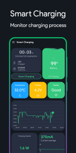 اسکرین شات 1 برنامه Smart Charging - Battery Alarm