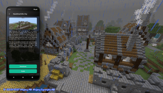 اسکرین شات 4 برنامه city for minecraft mod