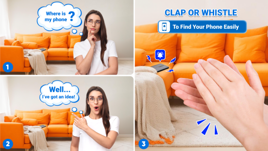اسکرین شات 1 برنامه Find Your Phone By Clap