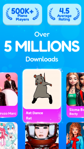 اسکرین شات 1 بازی Piano Music Beat 5: Song Game