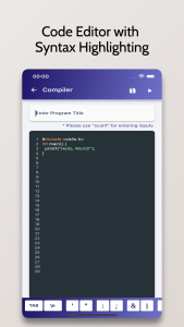 اسکرین شات 3 برنامه C Compiler - Run .c Code