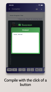 اسکرین شات 4 برنامه C# Compiler - Run .cs Code