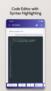 اسکرین شات 3 برنامه Compile Java - Run .java Code