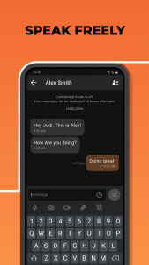 اسکرین شات 3 برنامه Confide - secure messenger