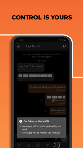 اسکرین شات 7 برنامه Confide - secure messenger