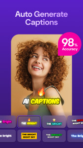 اسکرین شات 1 برنامه Zeemo: AI Video&Auto Captions