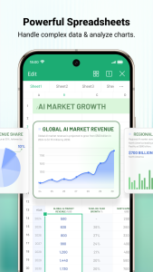 اسکرین شات 5 برنامه WPS Office-PDF, Word, Sheet