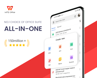 اسکرین شات 1 برنامه WPS Office-PDF, Word, Sheet