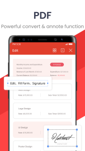 اسکرین شات 4 برنامه WPS Office-PDF, Word, Sheet
