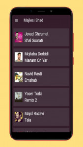 اسکرین شات 3 برنامه آهنگ های مجلسی شاد