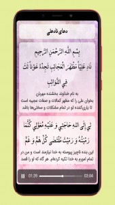 اسکرین شات 2 برنامه دعای نادعلی صوتی و متنی