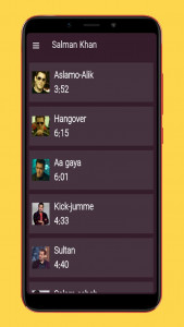 اسکرین شات 3 برنامه آهنگ های سلمان خان