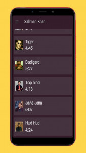 اسکرین شات 7 برنامه آهنگ های سلمان خان