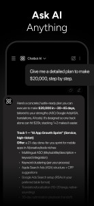 اسکرین شات 2 برنامه Chatbot AI Assistant - Genie