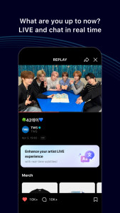اسکرین شات 3 برنامه ویورس (weverse)