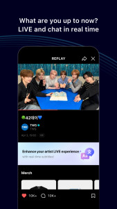 اسکرین شات 3 برنامه ویورس (weverse)