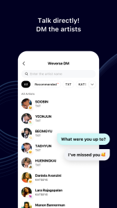 اسکرین شات 5 برنامه ویورس (weverse)