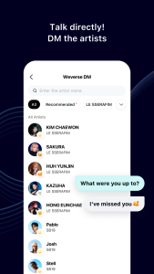 اسکرین شات 5 برنامه ویورس (weverse)