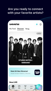 اسکرین شات 2 برنامه ویورس (weverse)