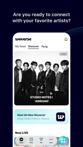 اسکرین شات 2 برنامه ویورس (weverse)