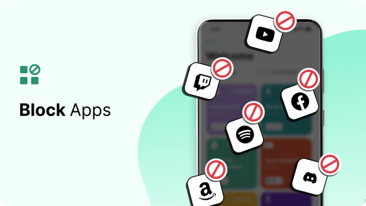 اسکرین شات 2 برنامه BlockSite: Block Apps & Focus