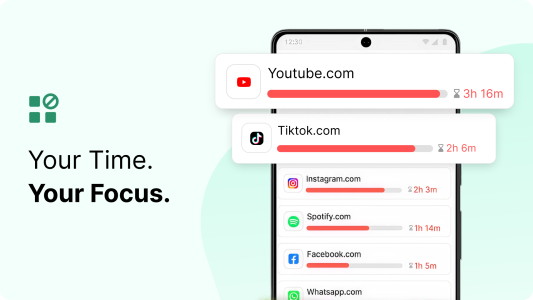 اسکرین شات 1 برنامه BlockSite: Block Apps & Sites