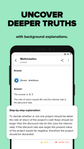 اسکرین شات 4 برنامه Brainly-Scan & Solve Study App