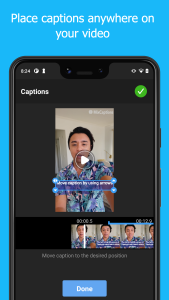 اسکرین شات 5 برنامه MixCaptions AI Text, Subtitle