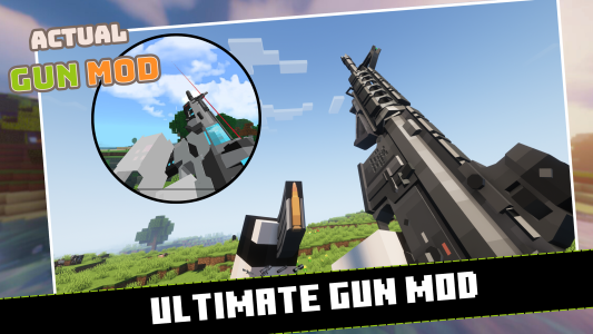 اسکرین شات 1 برنامه Actual Gun Weapon Mod for MCPE