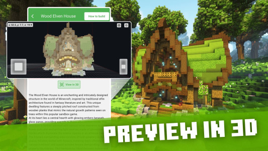 اسکرین شات 6 برنامه House Builder for Minecraft PE