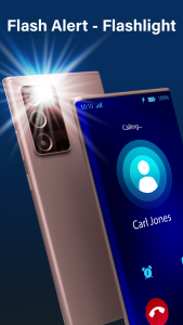 اسکرین شات 1 برنامه Flash Alert - Flashlight App
