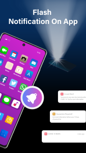 اسکرین شات 4 برنامه Flash Alert - Flashlight App
