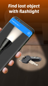 اسکرین شات 3 برنامه LED Flashlight - Flash Alert