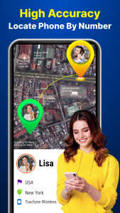 اسکرین شات 1 برنامه Mobile Number Locator