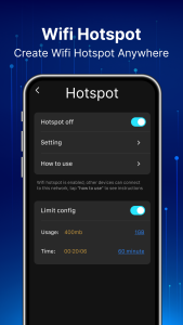 اسکرین شات 3 برنامه Wifi Password: Wifi Hotspot