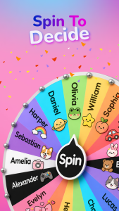 اسکرین شات 1 برنامه Spin The Wheel - Wheel Spinner