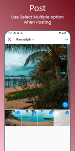 اسکرین شات 6 برنامه PanoraSplit - Panorama Maker