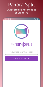 اسکرین شات 1 برنامه PanoraSplit - Panorama Maker