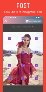 اسکرین شات 6 برنامه Grid Maker: PhotoSplit