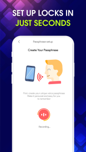 اسکرین شات 4 برنامه AI Voice Lock Screen